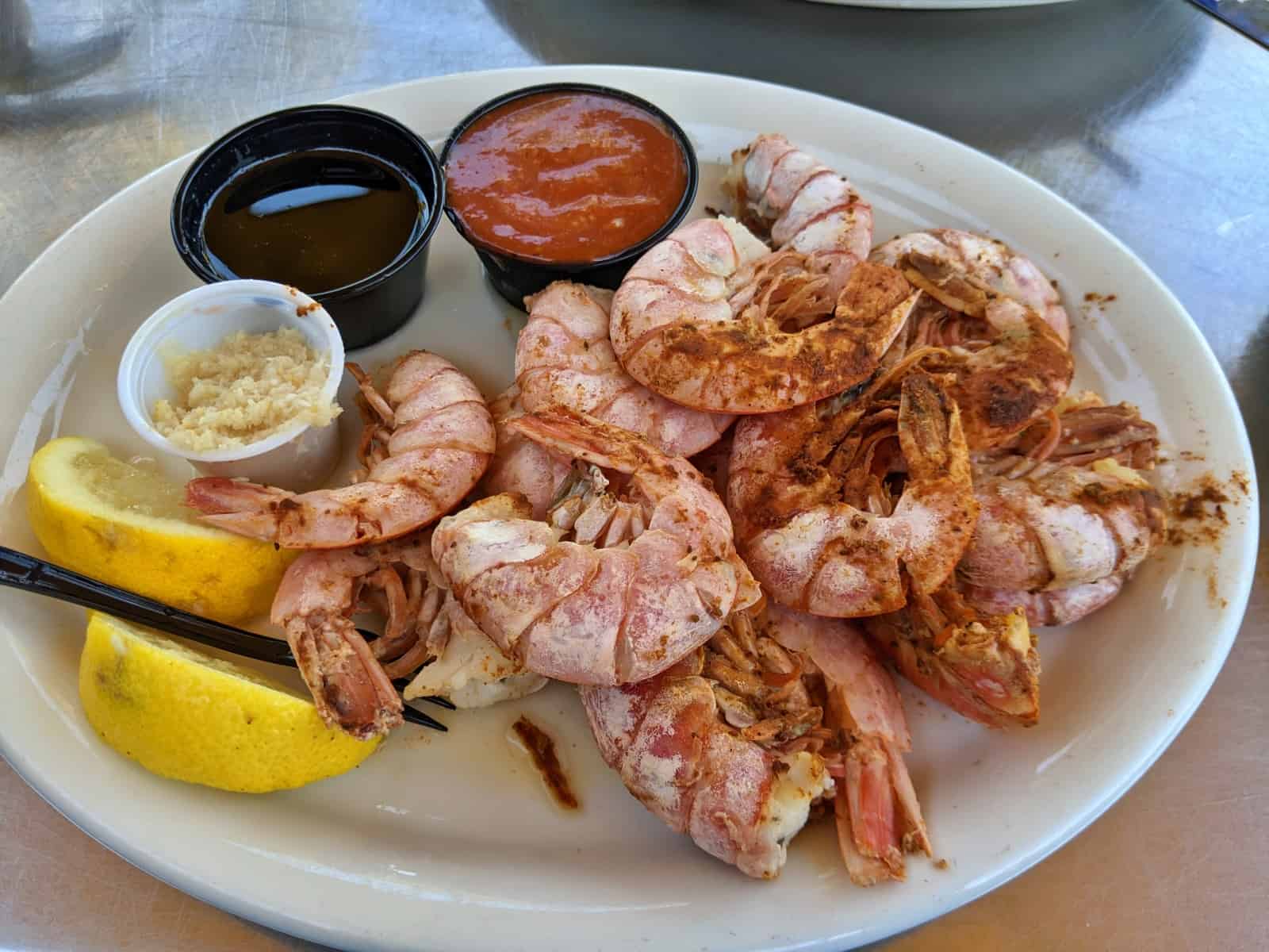 Royal red shrimp in key west at the conch farm