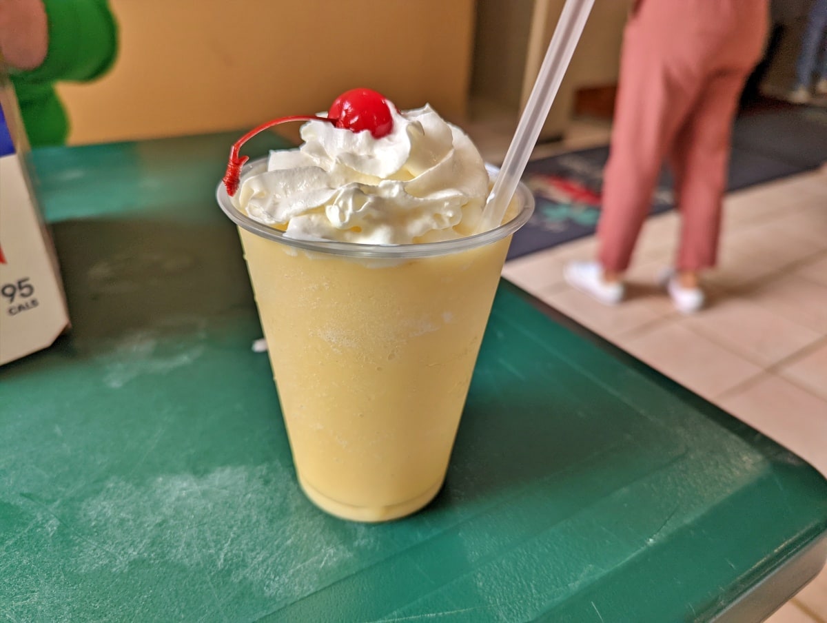 Pina colada in Puerto Rico