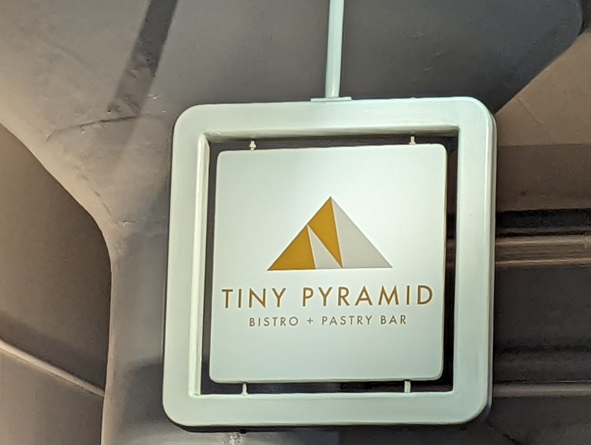 Tiny Pyramid Bistro sign
